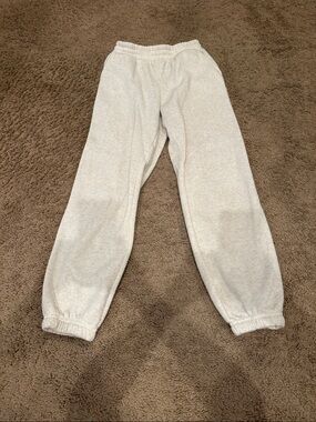 Moral Society Cream Sweatpants-M